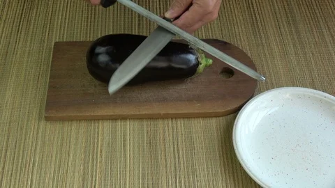 Sharpening  knife in kitchen Stock Footage 95048494