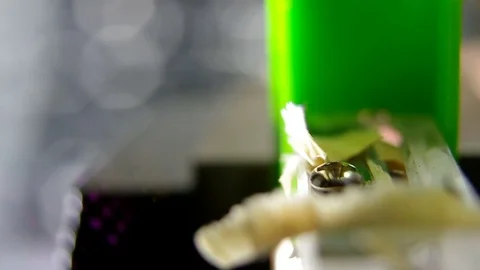 Sharpening of a pencil close up, side view Stock Footage 82533554