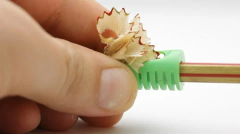 Sharpening Pencil Stock Footage 34235911