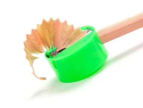 Sharpening a pencil Stock Photos