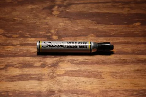 Sharpie King Size Marker Stock Photos