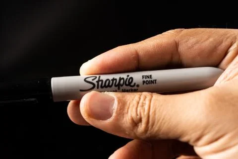 SHARPIE permanent marker pen Stock Photos