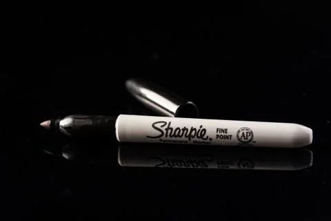 SHARPIE permanent marker pen Stock Photos