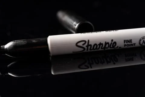 SHARPIE permanent marker pen Stock Photos