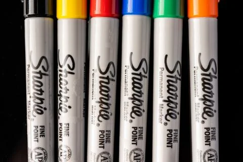 SHARPIE permanent marker pen Stock Photos
