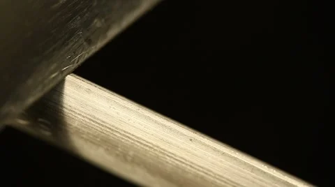 Sharping a Knife close up Stock Footage 49500276