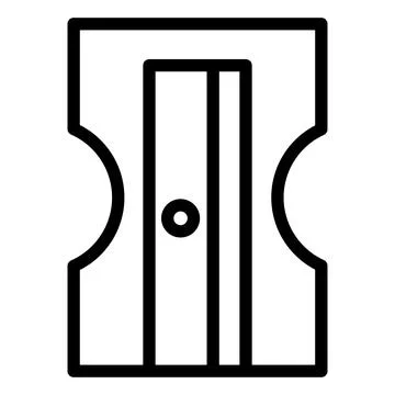 Sharpner Vector Icon Design Illustration Stock Illustration