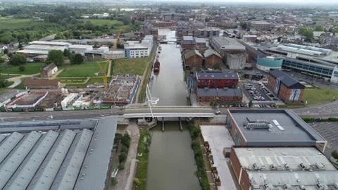 Sharpness Gloucester Canal, Gloucester Stock Photos