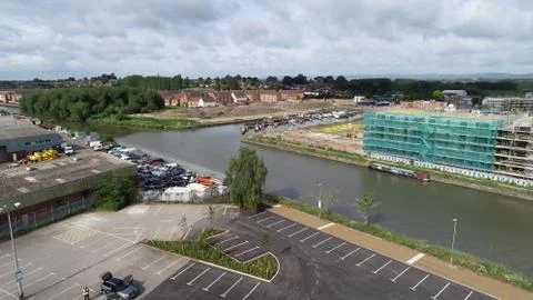 Sharpness Gloucester Canal, Gloucester Stock Photos