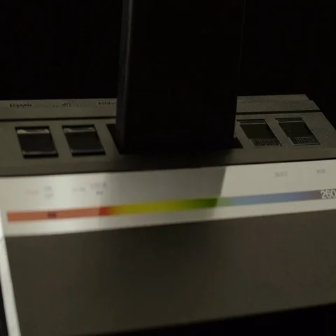 Sharpness relocation on an old retro console Stock Footage 69704580