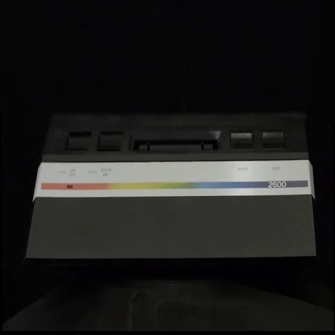 Sharpness relocation on a retro console. Video stock 69704290