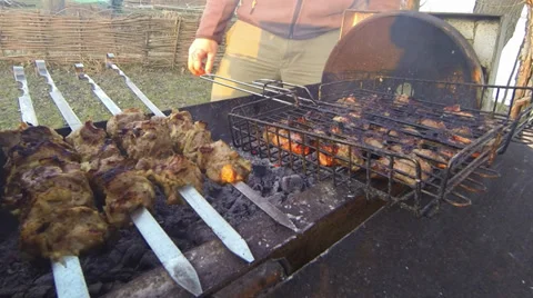 Shashlik Video stock 36328055