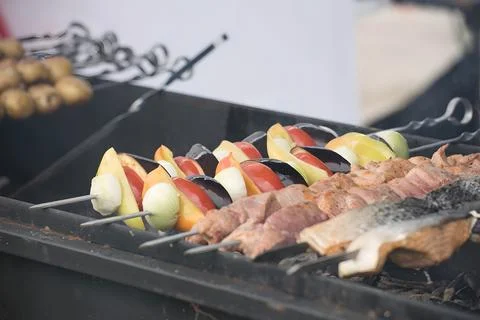 Shashlik - Kebab Stock Photos