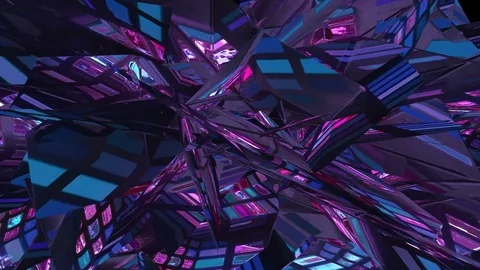 Shatered Pieces Background Video Stock Footage 98588437