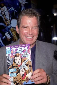 Shatner &amp; His 'Tek World' Comic Book, USA Stock Photos