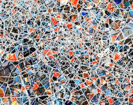 Shattered background Stock Illustration