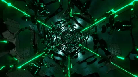 Shattered Corridor 库存影片 134350194