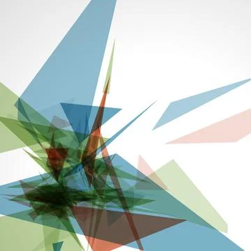 Shattered Glass Effect on White Background Stockillustratie