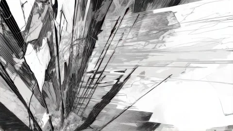 Shattered Grain Layer for Abstract Design Video stock 309436528