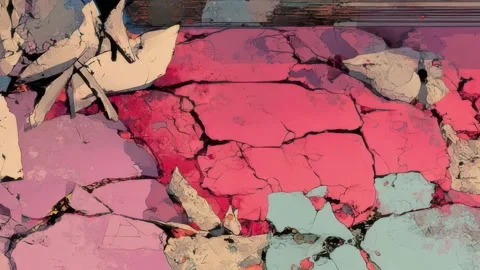 Shattered Grain Layer for Abstract Design Stock Footage 309438698