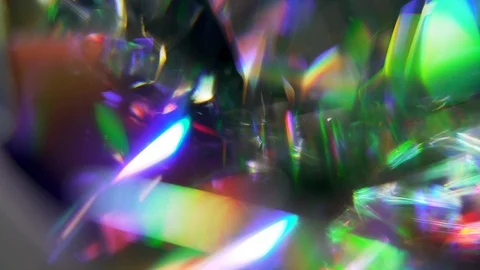 Shattered Rainbow Diamond Texture Stock-Footage 107992748