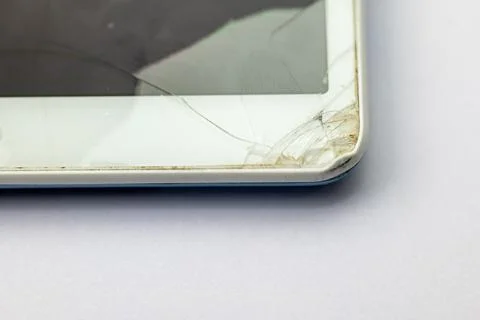 Shattered Tablet Screen Stock Photos