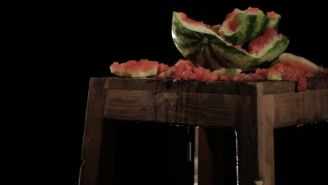Shattered Watermelon 動画素材 145447279