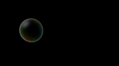 Shattering Bubble Stock Footage 46733392