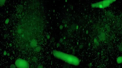 Shattering Glass Explosion with Dynamic Shards, chroma key Stock Footage 300152460