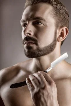 Shave concept Stock Photos