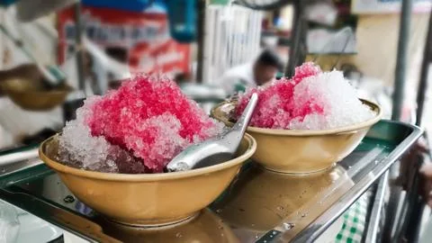 Shaved ice Fotos Stock