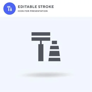 Shaver icon vector, filled flat sign, solid pictogram isolated on white, logo Stock Illustration