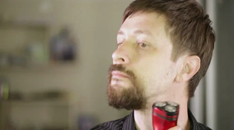 Shaving beards Stock-Footage 38212046
