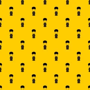 Shaving brush pattern vector Illustrazione stock