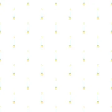 Shaving brush repeating pattern for barber background Stock Illustration