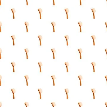 Shaving brushes seamless pattern on white background 스톡 일러스트