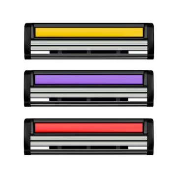 Shaving cassette in vector Stock Illustration