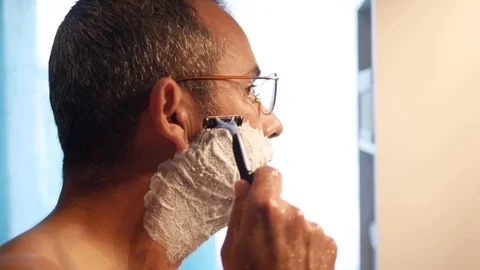 Shaving Stock Footage 116346166