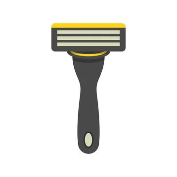 Shaving machine icon in flat colorful style. Razor blade vector illustratio.. Stock Illustration