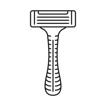 Shaving machine icon in flat colorful style. Razor blade vector illustratio.. Stock Illustration