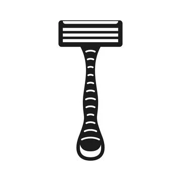 Shaving machine icon in flat style. Razor blade vector illustration on isol.. Stock Illustration