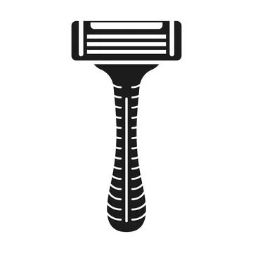 Shaving machine icon in flat style. Razor blade vector illustration on isol.. Stock Illustration