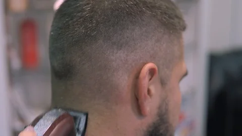 Shaving Process Stock Footage 95034086