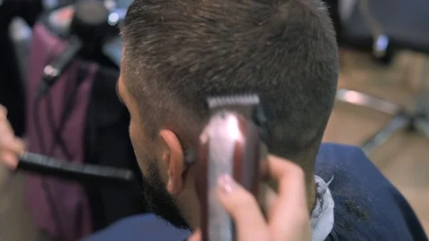 Shaving Process Stock Footage 95034105