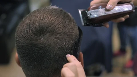 Shaving Process Stock Footage 95034113