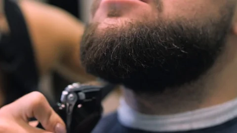 Shaving Process Stock Footage 95034155