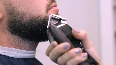 Shaving Process Stock Footage 95034175