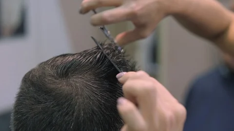 Shaving Process Stock Footage 95034177