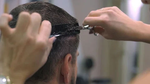 Shaving Process Stock Footage 95034204