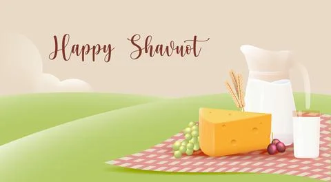 Shavuot Day Stock Illustration